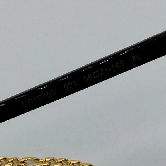 Gucci Sunglasses GG1076S Men's Black 258-070425 - Picture 8 of 9